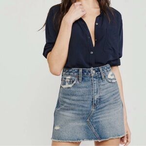 Abercrombie & Fitch Denim Mini Skirt | 4